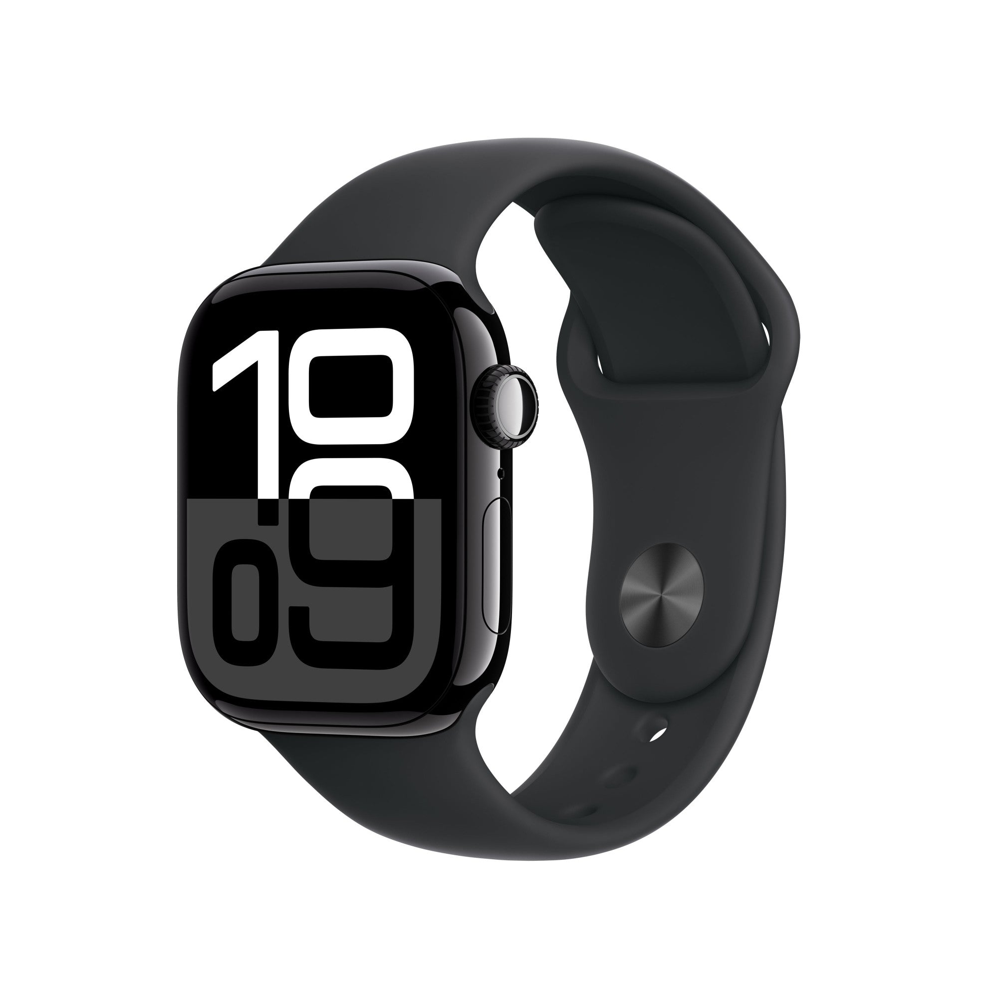 Watch Series 10 GPS 42mm Jet Black Aluminium Case with Black Sport Band - S/M