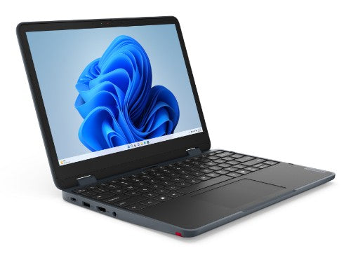 Lenovo 500w 2-in-1 Gen 5 Intel® N N150 Hybrid (2-in-1) 31 cm (12.2") Touchscreen WUXGA 8 GB LPDDR5-SDRAM 128 GB SSD Wi-Fi 6E (802.11ax) Windows 11 Pro English Grey