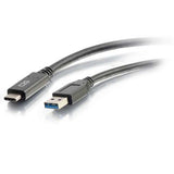 C2G 6ft (1.8m) USB-C® to USB-A 3.2 Gen 1 (5Gbps) Cable M/M - Black