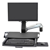 Ergotron SV Combo Aluminium Flat panel Multimedia stand