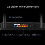 TP-Link Archer BE230 wireless router 2.5 Gigabit Ethernet Dual-band (2.4 GHz / 5 GHz) Black
