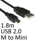 Cables Direct 99CDL2-0622 USB cable USB 2.0 2 m USB A Mini-USB B Black