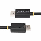StarTech.com 1m DisplayPort 2.1 Cable, VESA Certified DP80 DisplayPort Cable w/UHBR20/HDR/DSC 1.2a/HDCP 2.2, 16K/8K 60Hz, 4K 240Hz, 80Gbps, DP 2.1 Cable, UHD Monitor Cord, M/M