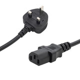 connektgear 1m UK Mains Power Cable - UK Plug to C13 Socket