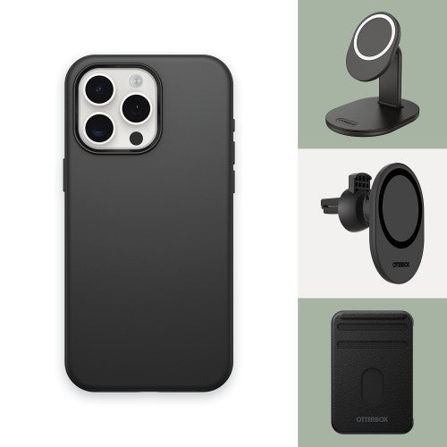 OtterBox Symmetry Series for MagSafe for iPhone 15 Pro, Black