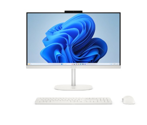 HP OmniStudio All-in-One Desktop 24-cu0010na PC Intel Core 3 100U 60.5 cm (23.8") 1920 x 1080 pixels 8 GB DDR5-SDRAM 512 GB SSD Windows 11 Home Wi-Fi 6 (802.11ax) White
