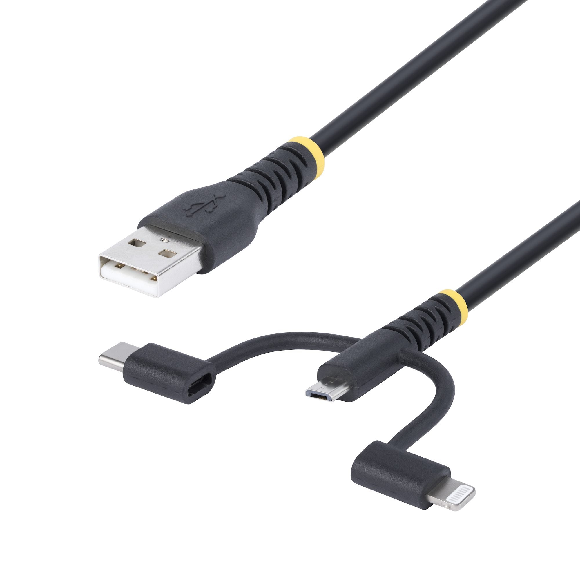 3.3ft (1m) Rugged USB Multi Charging Cable