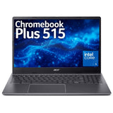 Acer Chromebook Plus 515 CRMBK 515 I5-120U 8/256 IRN CHR Intel Core 5 39.6 cm (15.6") Full HD 8 GB LPDDR5x-SDRAM 256 GB SSD Wi-Fi 6E (802.11ax) ChromeOS Grey