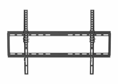 Manhattan Wall Mount for TV & Monitors (Tiltable), For screens 37" to 65", VESA compatability: all between 200x200mm and 600x400mm - check the dimensions of the four mounting holes on back of screen to ensure it fits, Max 35kg, Black, Bracket