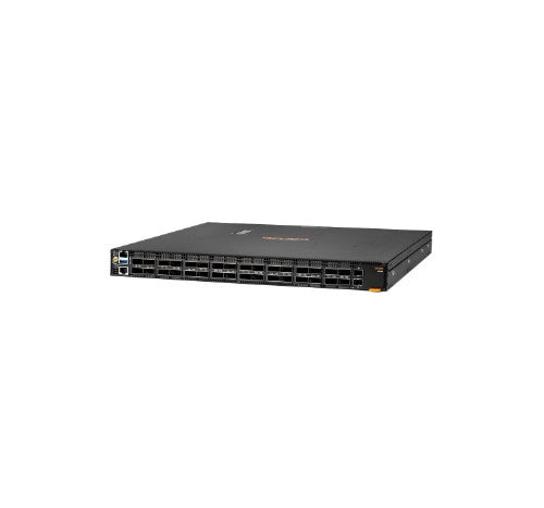HPE Aruba Networking CX 9300‑32D 32p QSFP‑DD 2p 10G SFP+ Back‑to‑Front 6 Fans 2 AC PSU Managed L3 1U