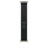 Apple 49mm Black Trail Loop - M/L - Natural Titanium Finish