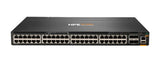 HPE Aruba Networking CX 6300M 48p 10M/100M/1G 4p SFP56 50G Power-to-Port 2xFan PSU TAA Bundle