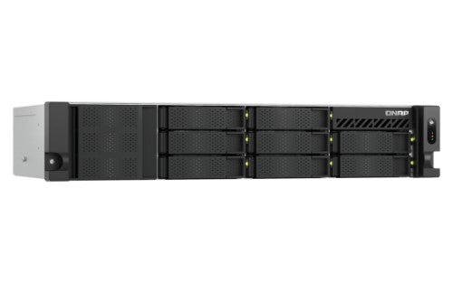 QNAP TS-855EU-RP NAS Rack (2U) Intel Atom® C5125 8 GB DDR4 0 TB QuTS hero Black