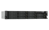 QNAP TS-855EU-RP NAS Rack (2U) Intel Atom® C5125 8 GB DDR4 0 TB QuTS hero Black
