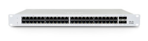 Cisco Meraki MS130-48P Managed L2 Gigabit Ethernet (10/100/1000) Power over Ethernet (PoE) 1U White