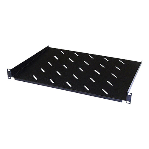 Cablenet 1u 350mm Cantilever Vented Shelf Black (600mm Cab) (20Kg)  - Computer Components - Cablenet