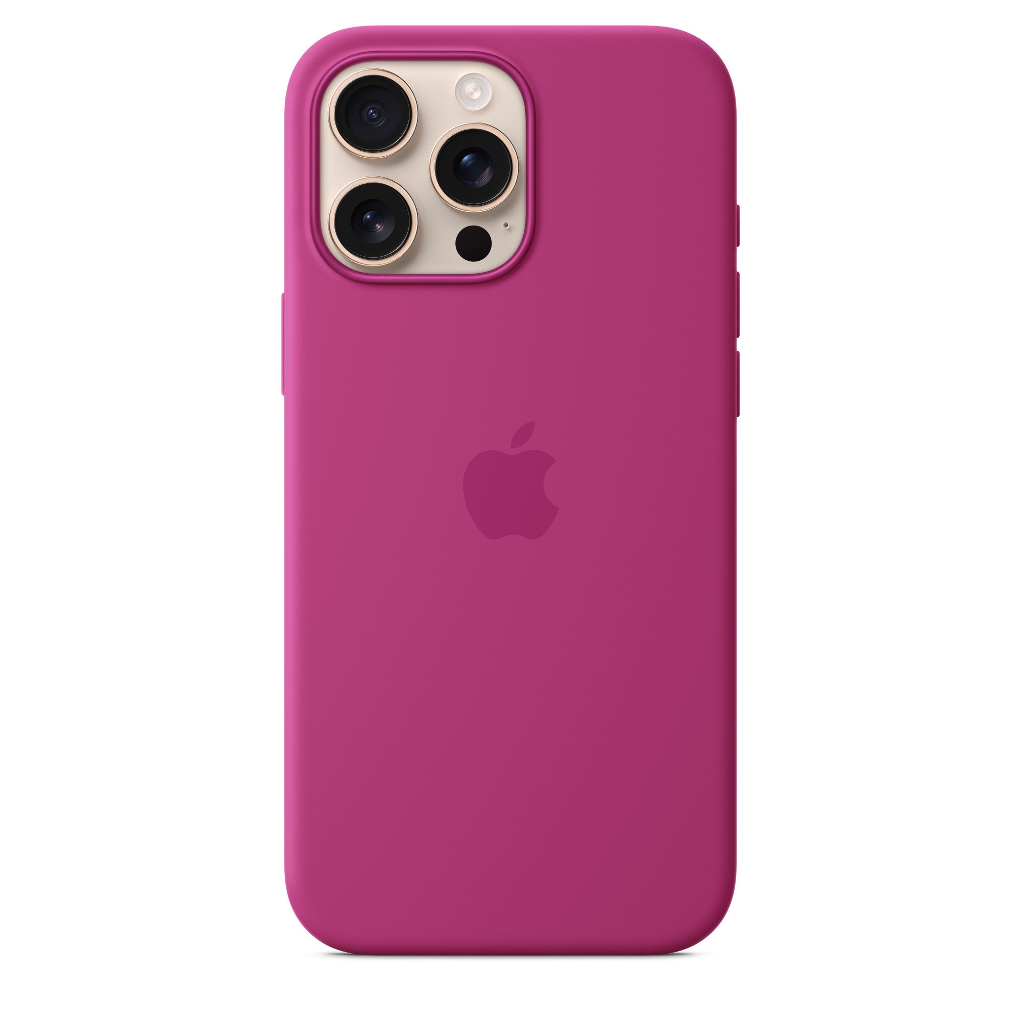 iPhone 16 Pro Max Silicone Case with MagSafe - Fuchsia