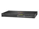 HPE Aruba Networking Aruba 2530 24G PoE+ Managed L2 Gigabit Ethernet (10/100/1000) Power over Ethernet (PoE) 1U Black