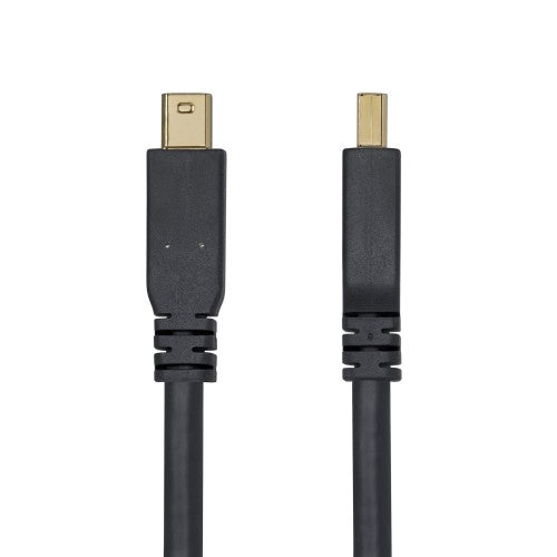 StarTech.com 10ft (3m) Mini DisplayPort to DisplayPort 1.4 Cable - 8K 60Hz/4K 120Hz HBR3 HDR, UHD mDP to DP 1.4 Cord, Ultra HD Monitor/Video Cable