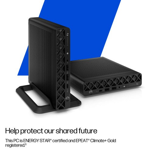 HP EliteDesk 8 G1a Next Gen AI PC Wolf Pro Security Edition Copilot+ PC AMD Ryzen™ AI 5 340 16 GB DDR5-SDRAM 512 GB SSD Windows 11 Pro Mini PC Black