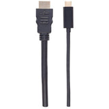 Manhattan USB-C to HDMI Cable, 4K@30Hz, 2m, Black, Male to Male, Three Year Warranty
