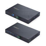 StarTech.com 4-Port USB 3.0 Extender over Ethernet up to 330ft (100m) via Cat6a / Cat7 / Cat8 RJ45 Cable, Extension for Remote USB Devices, 4x USB-A 5Gbps Hub, TAA