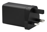 dbramante1928 IT - UK W. Charger - 2xUSB-C 70W + 1xUSB-A - BLK
