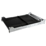 StarTech.com 2U Vented Sliding Server Rack Shelf w/ Cable Management Arm - 27.6 to 31.6in Adjustable Mounting Depth - 125lb - 19” Server Tray Shelf for Equipment Rack - 24in Deep
