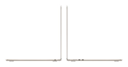Apple MacBook Air Apple M M3 Laptop 38.9 cm (15.3") 8 GB 256 GB SSD Wi-Fi 6E (802.11ax) macOS Sonoma Beige