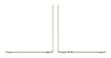 Apple MacBook Air Apple M M3 Laptop 38.9 cm (15.3") 8 GB 256 GB SSD Wi-Fi 6E (802.11ax) macOS Sonoma Beige