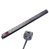 Computer Gear 27-12030S/UK/RM Black power distribution unit PDU