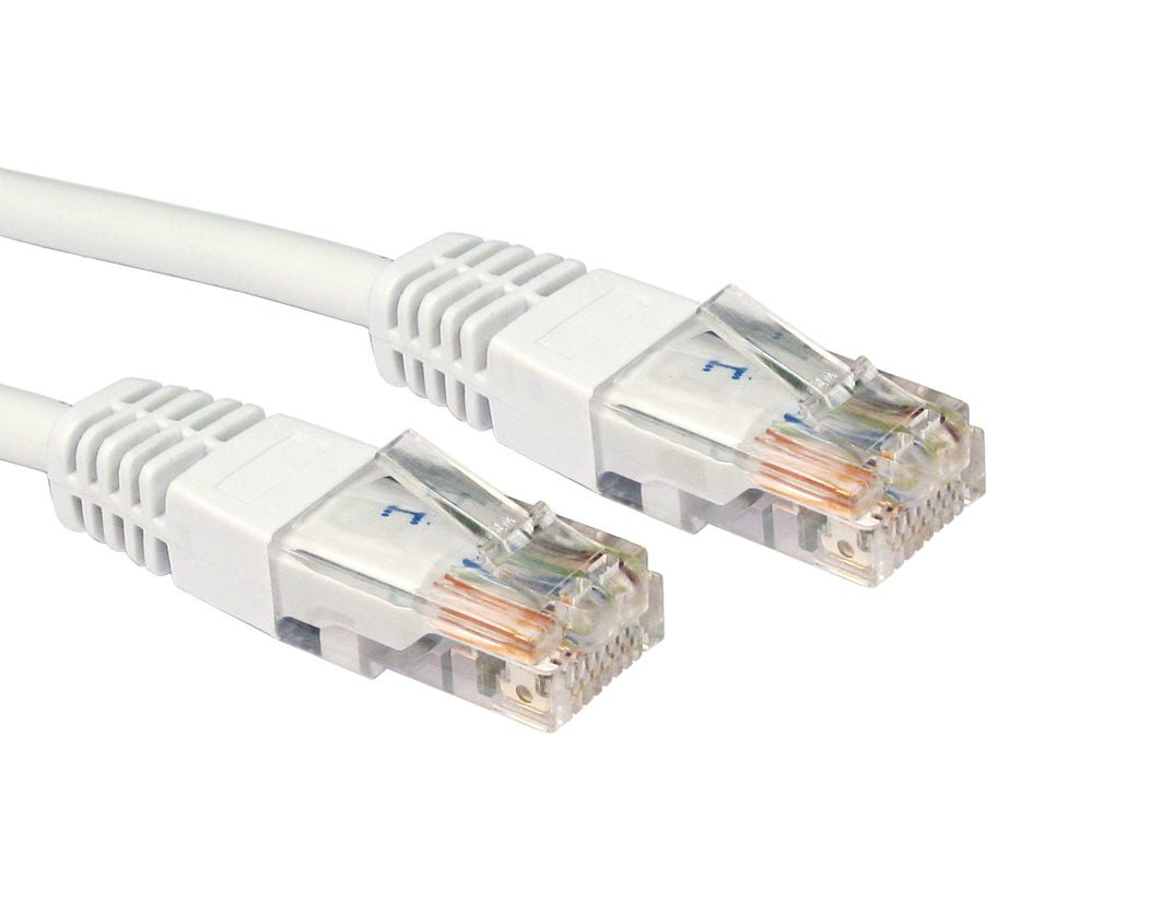 Cables Direct 0.25m Cat6, M - M networking cable White U/UTP (UTP)  - Computer Cables - Cables Direct