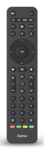 Hama 00221055 remote control IR Wireless TV Press buttons