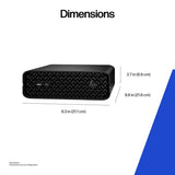 HP Z2 Mini G1i Workstation Desktop PC Intel Core Ultra 7 265 16 GB DDR5-SDRAM 512 GB SSD NVIDIA RTX A400 Windows 11 Pro Mini PC AI Workstation, AI PC Black