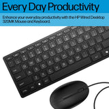 HP Wired Desktop 320MK Mouse and Keyboard