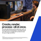 HP Z6 G5 A AMD Ryzen Threadripper PRO PRO 7945WX 64 GB DDR5-SDRAM 2 TB SSD NVIDIA RTX 4000 Ada Windows 11 Pro Tower Workstation AI Workstation Black