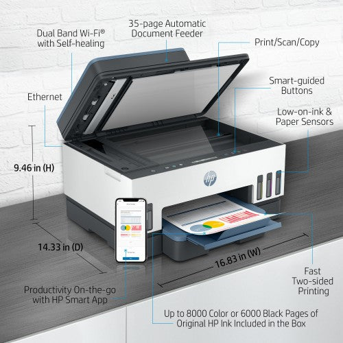 HP Smart Tank 7308 Wireless All-in-One Color Printer
