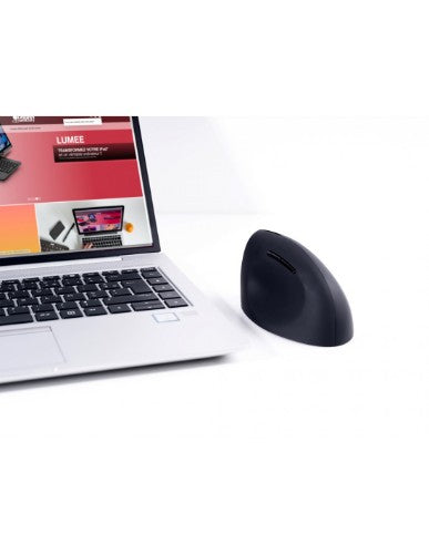 Urban Factory ERGO NEXT VERTICAL 2.4GHZ WIRELESS USB-A & USB-C ERGONOMIC MOUSE FOR RIGHT HANDED