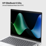 HP DQ0B5ET laptop Copilot+ PC 35.6 cm (14") WUXGA 16 GB LPDDR5x-SDRAM 512 GB SSD Wi-Fi 7 (802.11be) Windows 11 Pro Silver
