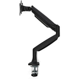 StarTech.com Desk Mount Monitor Arm - Heavy Duty Ergonomic VESA Monitor Arm - Single 9kg Display - Full Motion, Height Adjustable, Articulating - Aluminum - C-Clamp/Grommet- Black