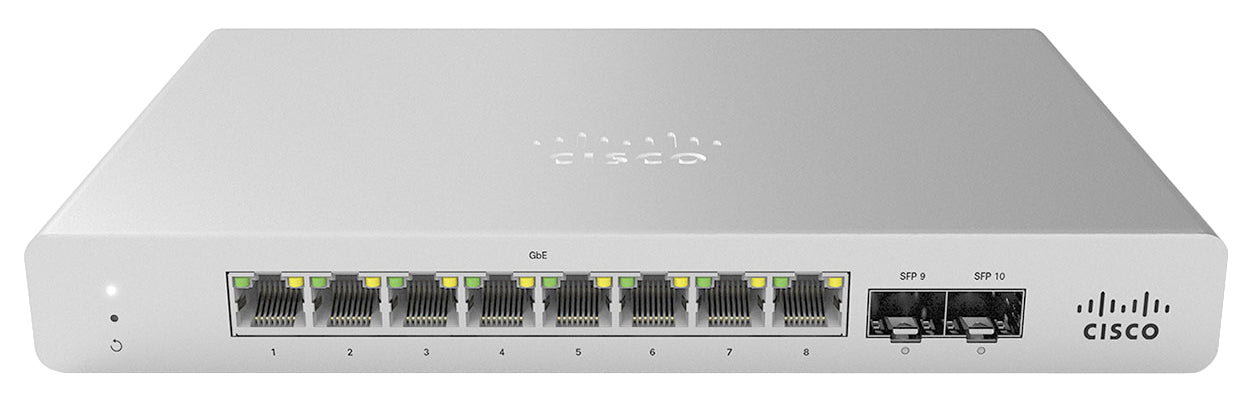 Cisco Meraki MS120-8 Managed L2 Gigabit Ethernet (10/100/1000) Grey  - Networking - Cisco