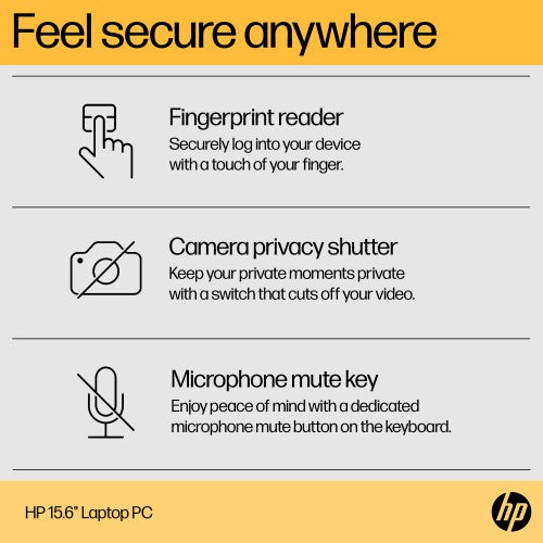 HP 15-fc0023na AMD Ryzen™ 3 7320U Laptop 39.6 cm (15.6") Full HD 4 GB LPDDR5-SDRAM 128 GB SSD Wi-Fi 6 (802.11ax) Windows 11 Home in S mode Gold