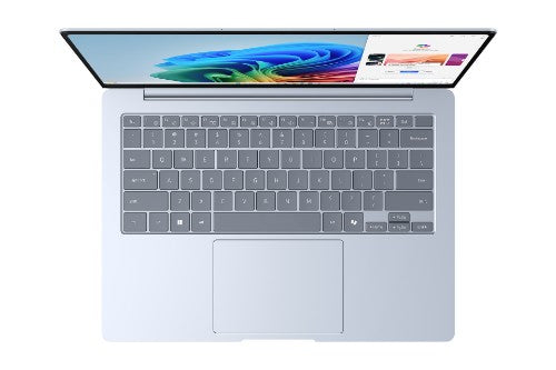Samsung Galaxy Book4 Edge NP944XMAC-BIZ Snapdragon X1E-80-100 Laptop 35.6 cm (14") Touchscreen WQXGA+ 16 GB LPDDR5x-SDRAM 512 GB eUFS Wi-Fi 7 (802.11be) Windows 11 Pro Blue