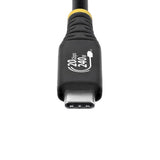 StarTech.com 2m (6ft) USB4 Cable, 20Gbps, USB-IF Certified USB-C Cable, 240W PD EPR, 4K 120Hz DP 1.4, TPE Jacket, Black USB-C Cord