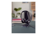 EPOS On-ear Bluetooth® headset with industry-leading voice pickup and hybrid adaptive ANC.