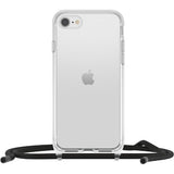 OtterBox React Necklace Case for iPhone SE (3rd/2nd gen)/8/7, Ultra-Slim, Protective Case with Adjustable and Detachable Necklace Strap, Tested to Military Standard, Clear, No Retail Packaging