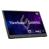 Viewsonic VX1654 portable TV/monitor Portable monitor Black 39.6 cm (15.6") LED 1920 x 1080 pixels