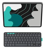 Logitech Flip Folio QWERTY Bluetooth Graphite