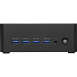 MSI Cubi Z AI 8M AMD Ryzen 5 8645HS Barebone, NUC, USFF, Mini Computer, HTPC (NO RAM, NO Storage, NO OS), AMD Radeon Graphics/DDR5/Dual ThunderBolt 4/Dual HDMI/Dual LAN/WiFi 6E/BT 5.3/VESA