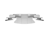Multibrackets M Public Display Stand 210 Dual Pillar Floorbase Silver